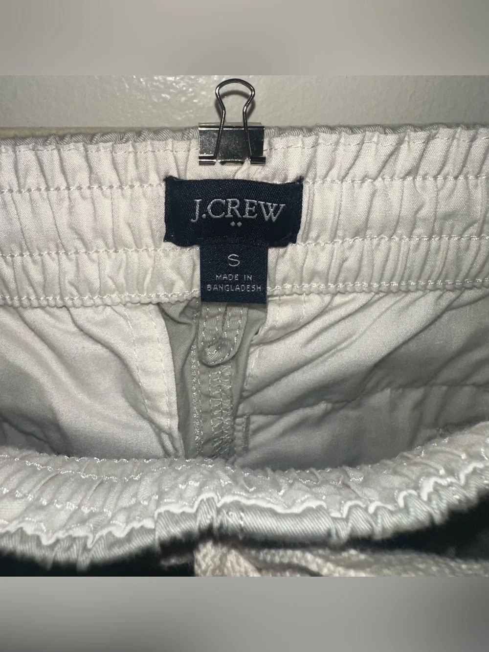 J. CREW Men's Tan Drawstring Chino Dock Shorts